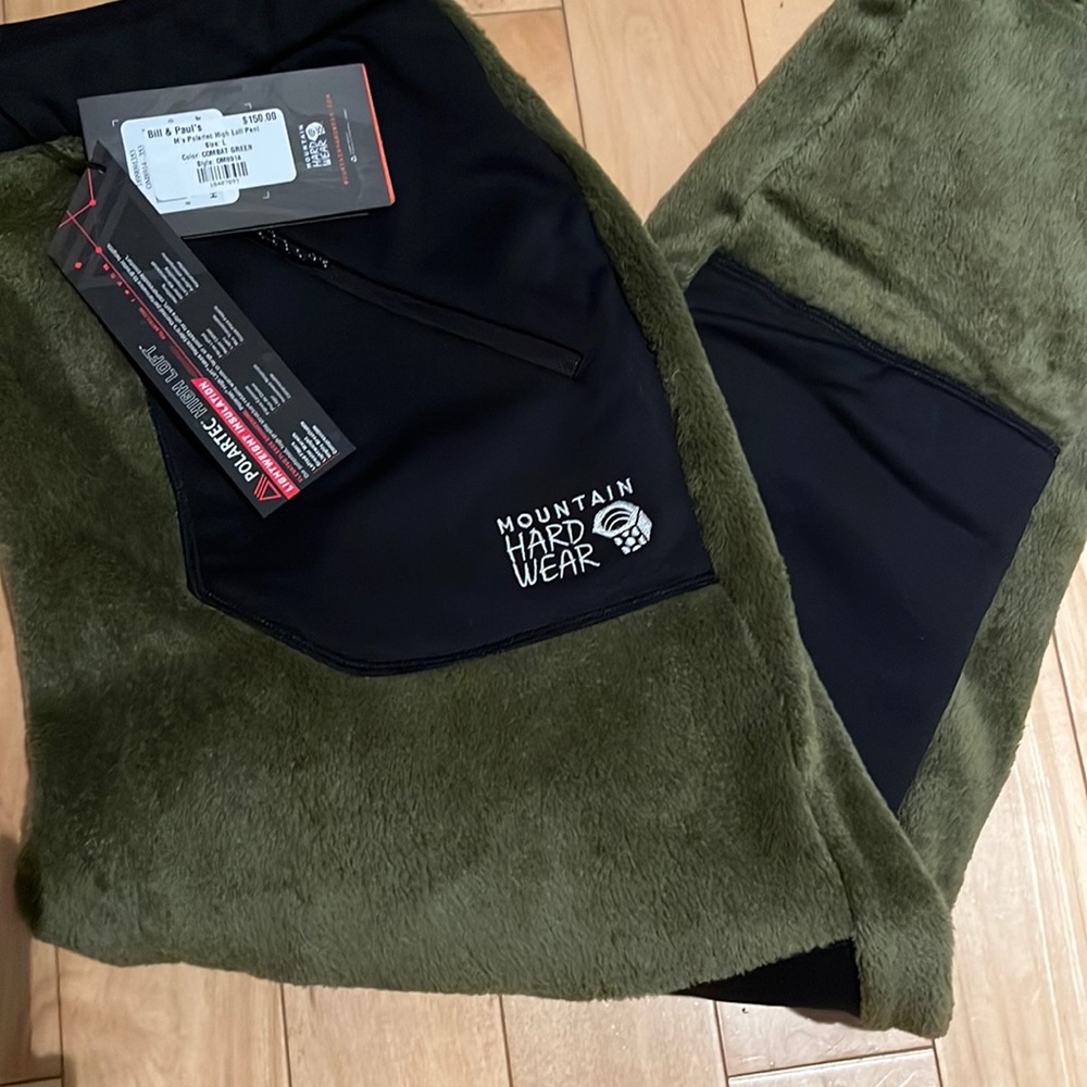 Mountain Hardwear Polartec High Loft Pants NWT Mens Large